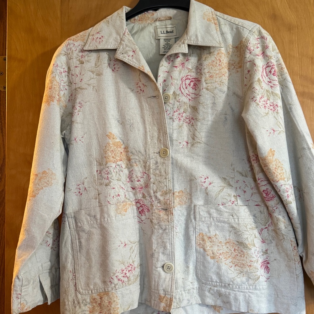 Women's LLBean Lined Cotton Blazer/Jacket -- (PM)